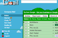新しいGmailテーマは任天堂チック? 画像