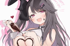 このメスガキめぇ…!『アズレン』クーちゃんの「バレンタインイラスト」が挑発的過ぎる 画像