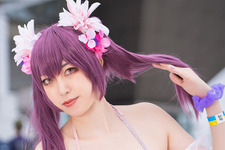 【コスプレ】『FGO』スカサハ=スカディの水着姿を「コミケ100」に召喚！人気レイヤー・照井るゐ【写真9枚】 画像