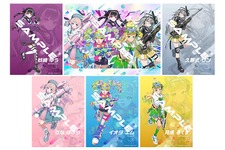 “セーラー服 × 銃”なVライバーガールズユニット「GanGun Girls」の限定ブロマイドが登場！コンビニサービス「エンタメプリント」より 画像