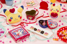 レトロな「モロゾフ」×「ピカチュウ」にメロメロ！ぬいぐるみセットも可愛い『ポケモン』チョコレートグッズが、1月20日から店頭販売 画像