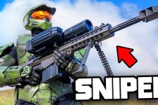現実でマスターチーフがスナイパーライフルを撃つ！軍事企業の協力の下『HALO』登場武器を再現 画像