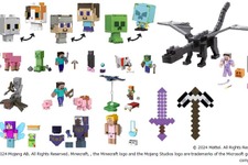 『マインクラフト』クリーパーやスティーブが裏返せるフィギュアに！光って鳴るエンダードラゴンの作りこみも凄い 画像