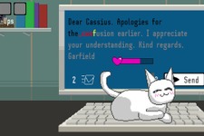 助けて！猫がキーボードの上に…タイピングゲーム『Keyboard Catastrophe』無料リリース。やきもちペットと格闘しながらメール作業 画像