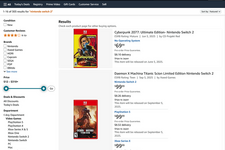 米国Amazonは「スイッチ2」を販売しない！？サードパーティー作は並ぶものの、任天堂ソフト・ハード共にマーケットプレイス出品のみ 画像