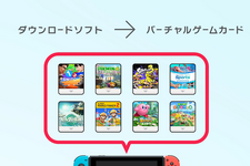 「スイッチ」でDL版貸し借りしやすい「バーチャルゲームカード」が利用可能に！「スイッチ2」とのおすそわけ通信も 画像