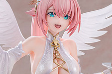 純白チャイナドレスの透け感…！『アズレン』より軽空母シーシュースが着せ替え「春告鳥の羽根は白く」モチーフで立体化