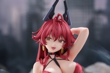 セクシーな膝立ちポーズ…！『勝利の女神：NIKKE』より「レッドフード」がナンセンスレッド衣装でぬーストフィギュア化