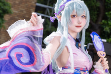 【コスプレ】健康的な美脚が光る！『原神』夢見月瑞希が振り向きポーズとたおやかな表情で見るものすべてを癒す【写真10枚】