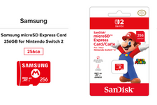 「スイッチ2」一緒に買うSDカードの種類に要注意！「Express」と「Extreme」はまったく別物 画像