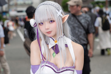 【コスプレ】大阪でもエミリアたんは天使だった！白い柔肌に銀髪が似合う美女レイヤーの可憐な姿にキュン【写真9枚】