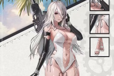 2Bだけじゃない…A2の水着衣装もムチムチセクシー！『勝利の女神：NIKKE』×『ニーア』コラボ復刻の新コスチュームが指揮官を惑わす