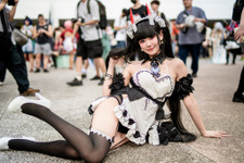 【コスプレ】台湾美女の『アズレン』熊代のメイド姿が妖艶！ガーターベルト＆ニーハイの美脚の破壊力を見よ【写真9枚】