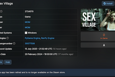 Steam「特定の成人向けコンテンツ」を早速制限。ガイドライン更新に伴いルール違反のゲーム削除 画像