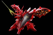 逆襲のシャアより「HG ナイチンゲール」がクリアカラーでガンプラ化！MA並みの赤い巨躯が見栄えバッチリ