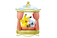 すやすやと眠るピカチュウ＆ネッコアラ、イッカネズミ（3びきかぞく）たちが可愛い！『ポケモン』インテリアフィギュア全6種 画像