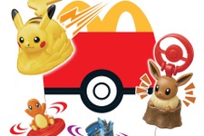 ハッピーセット『ポケモン』がマクドナルドに登場！ピカチュウやメガルカリオなど、色々な仕掛けで遊べるおもちゃを展開ー期間限定「ポケカ」配布も