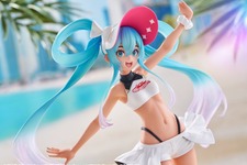 健康的な日焼け姿の「初音ミク」！「レーシングミク2024」公式イラストのフィギュアが8月上旬よりアミューズメント施設にて展開