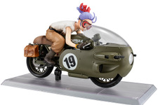 「ドラゴンボールZ」より「ブルマとバイク」の扉絵モチーフフィギュアが復刻！バイク本体ごと傾けて飾れる台座で躍動感バッチリ