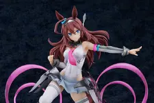 SFチックな勝負服にオリジナルポーズが決まる！『ウマ娘』より「ミホノブルボン」フィギュアが再販―固有スキルイメージの台座も豪華