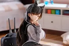 スカートから覗く黒ストッキングに包まれた太もも…！『アズレン』より「愛宕」が制服衣装「学園トロイメライ」でフィギュア化