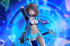 ジャケットの下には大胆なダンス衣装！『デレマス』より「高垣楓」1/7スケールフィギュアが予約受付開始ーブラックライトを当てることで青く発光