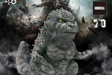 映画「ゴジラ-1.0」より「ゴジラ(2023)」がデフォルメフィギュア化！劇中ポスターと“銀座上陸”をイメージした2種のカラーリングでプライズ展開