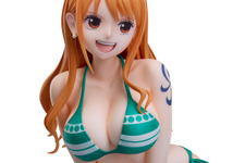 零れそうなほどの大ボリューム…！「ワンピース」水着姿の「ナミ」が1/4スケールで巨大フィギュア化