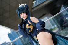 【コスプレ】チャイナドレスのスリットから覗く美脚がまぶしすぎる！台湾美女の『ブルアカ』キサラが妖艶なポージングで魅せる【写真8枚】