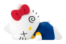 サンリオ人気キャラがコミカルに「ばたんきゅ～」―ハローキティからクロミまで全5種類