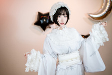 【コスプレ】純白の着物＆漆黒ミニワンピース姿が激カワすぎた！今をときめく人気コスプレイヤー「月海つくね」の生誕祭に密着【写真27枚】
