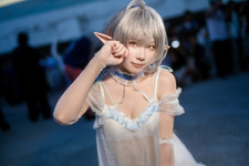 【コスプレ】シースルーな衣装を着こなす美しいエルフが降臨!香港美女レイヤーが透明感の向こう側へ【写真7枚】