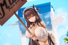 目のやり場に困るミルクメイド柄ビキニ…！『アズレン』より「樫野」が着せ替え衣装「フレッシュ＆スウィート！」の姿で立体化