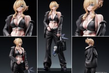 知的なスーツと肉体のギャップが美しい…『勝利の女神:NIKKE』より「グレイブ」がコスチューム“ビューティフル・ユー”姿で立体化