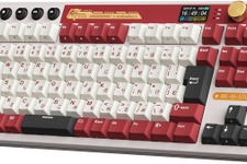 懐かしの“ファミコンカラー”をまとった、レトロデザイン×高性能の「RK M87」ゲーミングキーボード 画像