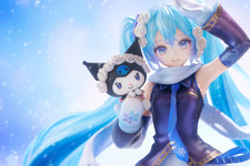 「雪ミク」×「クロミ」フィギュアが幻想的！ツインテールにはクリアパーツ、衣装はパール塗装により美しく変化