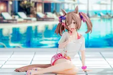 夏の雰囲気満載！『ウマ娘』スマートファルコンとコパノリッキーが、1.5周年楽曲「Gaze on Me!」ライブ衣装でプライズフィギュア化