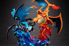 『ポケモン』相対するメガリザードンX・Yが迫力満点！全高約210mm、360度どこから見ても楽しめる力強い造形で立体化