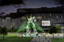 お台場・実物大ユニコーンガンダム立像が映画「機動戦士ガンダム 閃光のハサウェイ キルケーの魔女」テーマで、冬季限定ライトアップを実施 画像