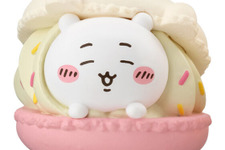 「ちいかわ」たちが、マカロンになっちゃった！上に乗った生地もお顔になっているガシャポン「きゃらまかろん」全4種がどれも可愛い