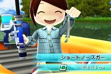 『ファミリーフィッシング』放流魚「ショートノーズガー」4月11日配信 ― 「僕と彼女のゲーム戦争3」に本作が登場 画像