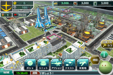 MSを操作するアクションと、各施設を開発するシミュレーションの2つが楽しめる『ガンダムコンクエスト』の事前登録が開始 画像