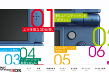 「New ニンテンドー 3DS/LL」の公式サイトがオープン、Q&Aや非対応ソフトのリストが公開 画像