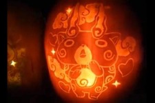 ハロウィンの夜に相応しい、カボチャに「ロックマン」や「コマさん」を彫り上げる動画はいかが？ 画像