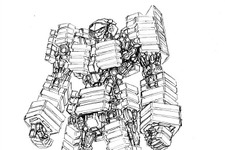 マンションが巨大ロボに変形!? 森田修平監督が描くショートアニメ「超機動街区 KASHIWA-NO-HA」公開 画像