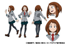 「僕のヒーローアカデミア」　麗日お茶子＆飯田天哉のキャラクターデザイン公開 画像
