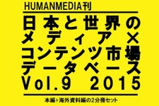 「日本と世界のメディア×コンテンツ市場データベース」2015年版刊行、世界16ヵ国をレポート 画像