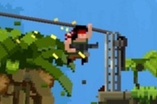 筋肉でテロ組織を壊滅させる『ブロフォース』PS4で配信開始！4人で遊べるガチムチ2Dアクションゲーム 画像