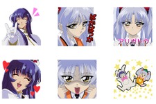 20周年を迎える「機動戦艦ナデシコ」LINEスタンプが配信開始！ルリの「ばかばっか」など全40種類 画像