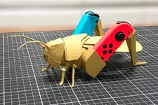 『Nintendo Labo』ダンボールコントローラーをファンが早速再現―トノサマバッタの脚にJoy-Conが！ 画像